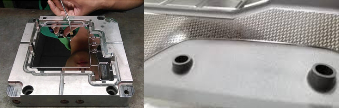 Polon et texture de moisissure