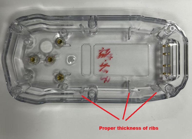 &Eacute;paisseur appropri&eacute;e des c&ocirc;tes